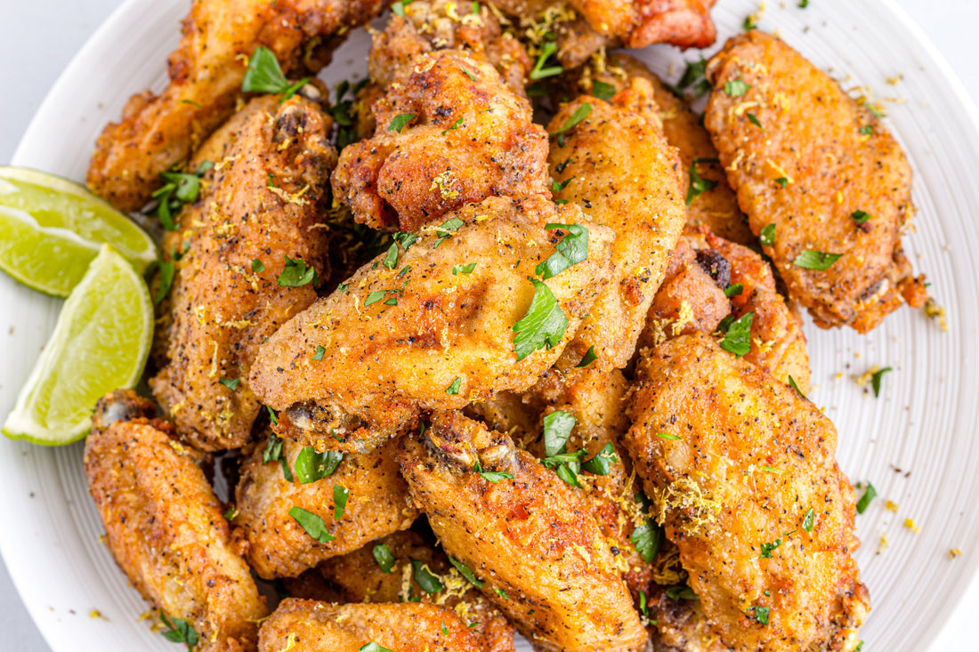 Tropical Lemon Pepper Chicken Wings